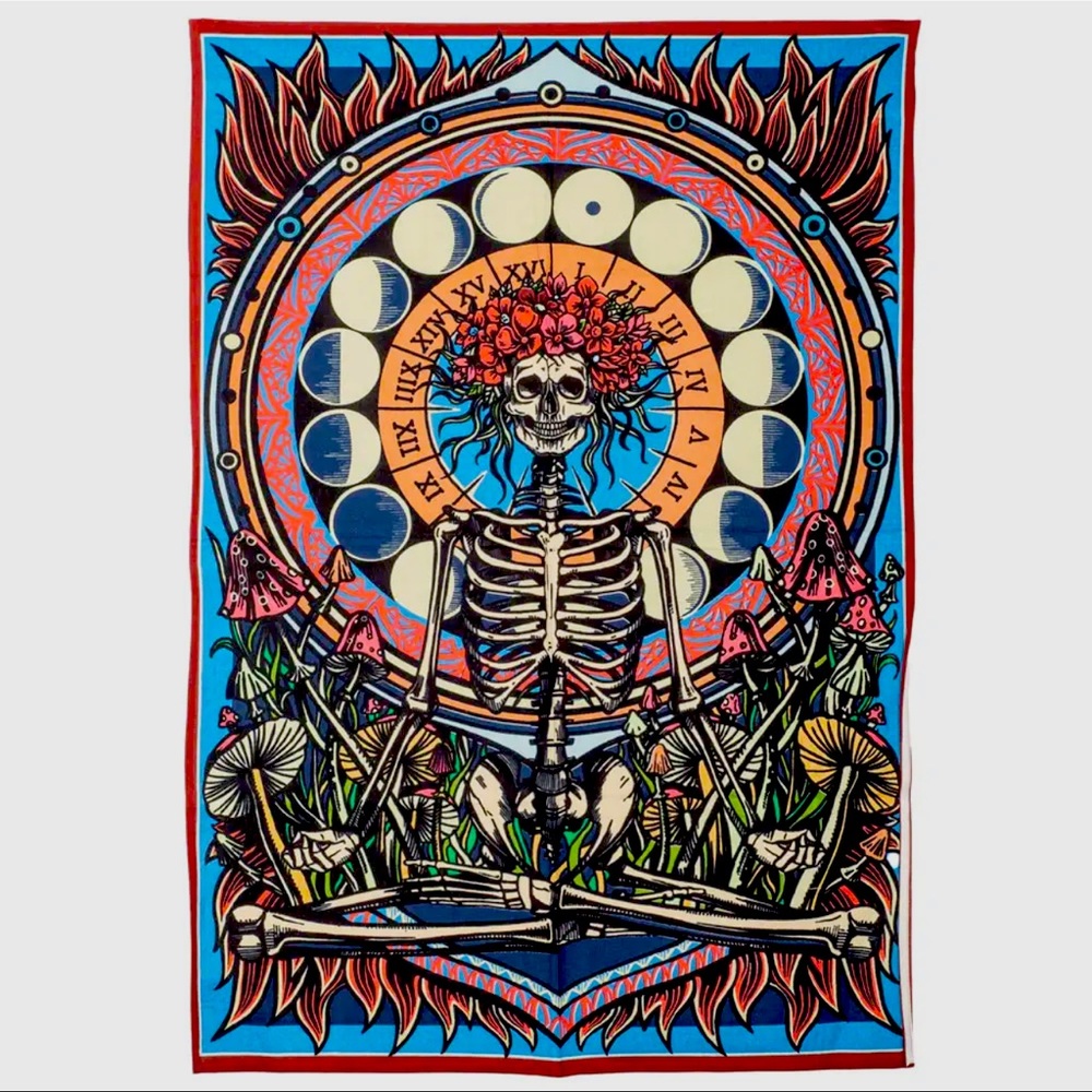 3D Flower Child Tapestry